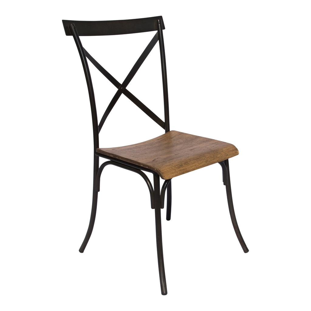 IC6 Crossback Metal Chair - Contract Table