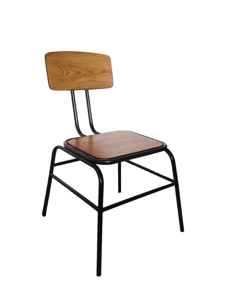 IC3 Forge Metal Stacking Chair - Contract Table