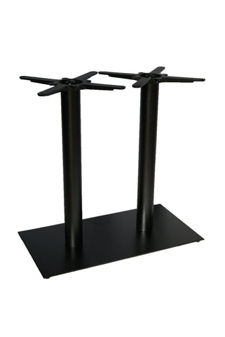 T27A Horizon Twin Pedestal Black - Contract Table