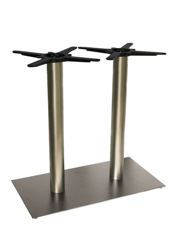 T29A Horizon Twin Pedestal S.Steel - Contract Table