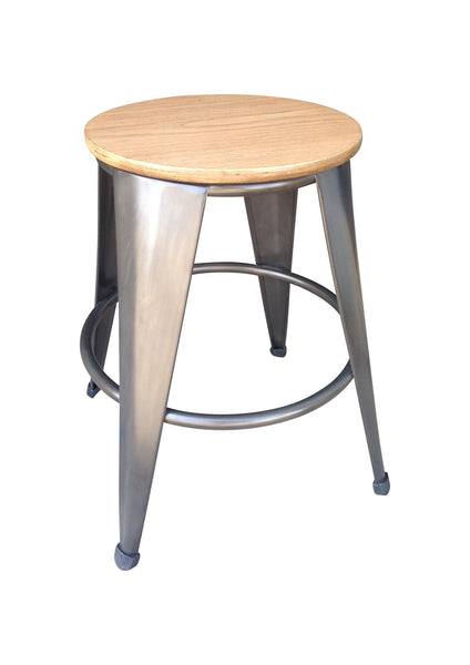 IC10 Cobalt Metal Low Stool w/ Seat - Contract Table - 1