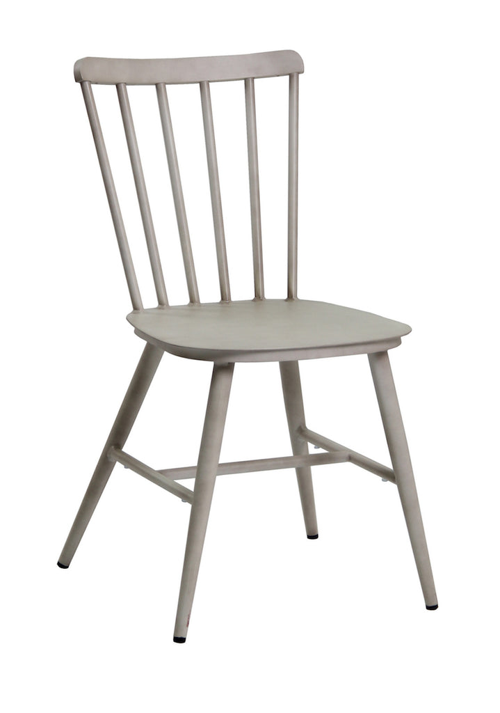 Sixty Metal Side Chair Ivory