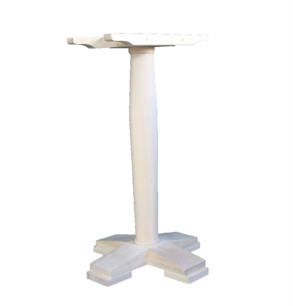 T15P Contemporary Single Pedestal Poseur - Contract Table - 3
