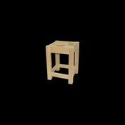 SLS Staten Low Stool w/ Seat Board - Contract Table - 2